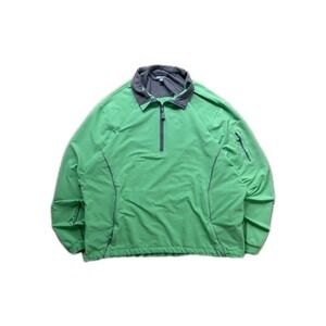 Peter Millar Element 4 Water Full Zip Green Golf Jacket Men XL Long Sleeve